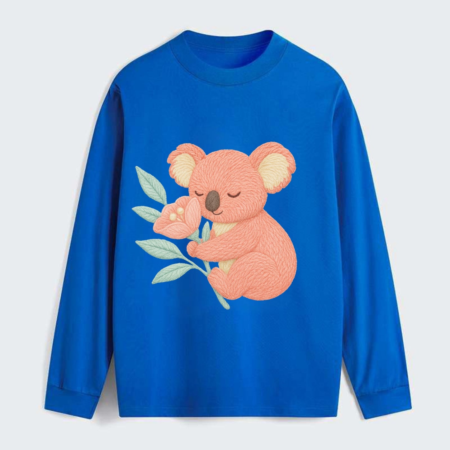 Coral Koala - Classic Long Sleeve Shirt - Blue