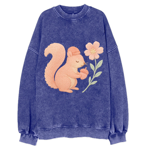Coral Squirrel - Vintage Sweatshirt