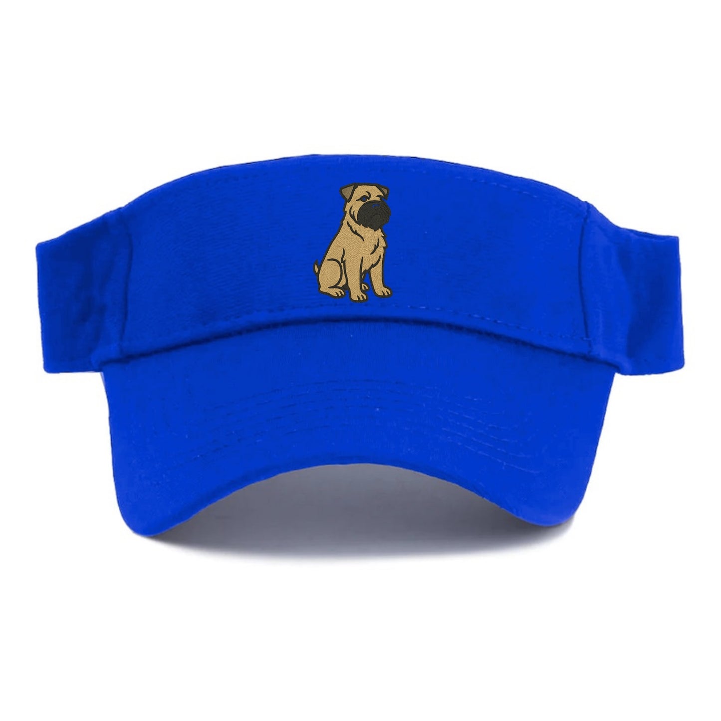 Bouvier des Flandres - Fawn rough coat embroidered design - Visor - Blue