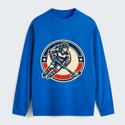 Fearless Ice Warrior - Classic Long Sleeve Shirt - Blue