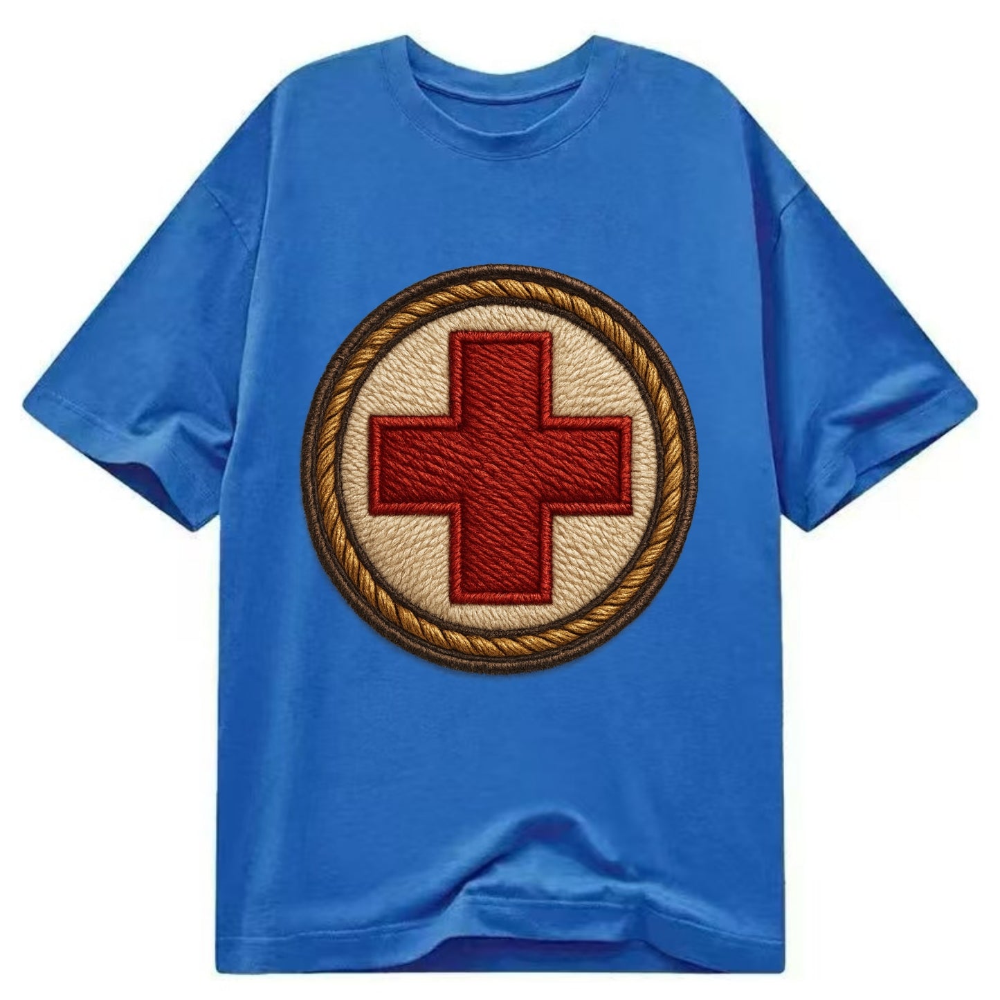 Medical Cross  - Classic T-shirt - Blue