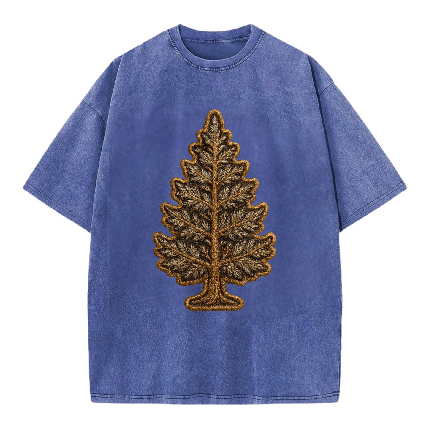Pine Tree  - Vintage T-shirt - Blue