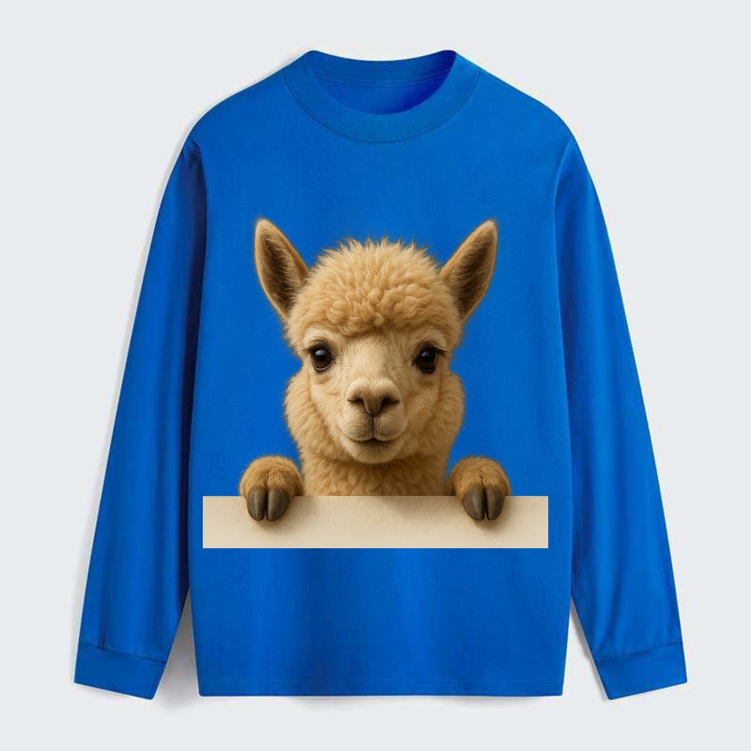 Alpaca  - Classic Long Sleeve Shirt - Blue