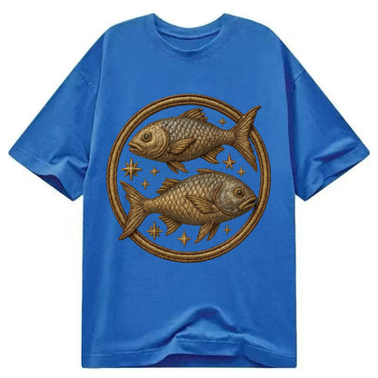 Pisces Fish  - Classic T-shirt - Blue