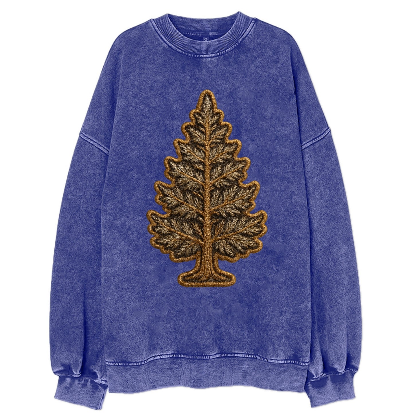 Pine Tree  - Vintage Sweatshirt - Blue