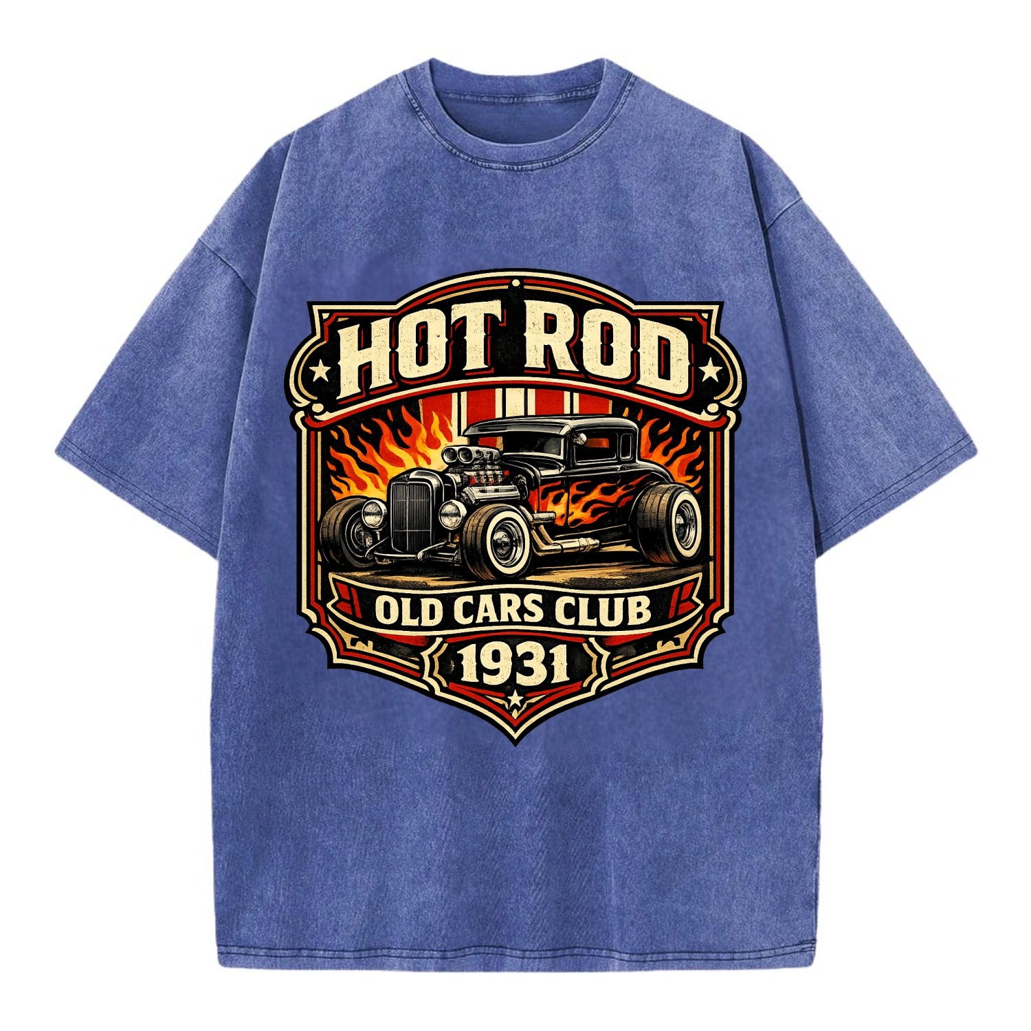 Hot Rod Club 1931 - Vintage T-shirt - Blue