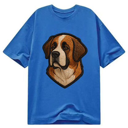 Saint Bernard - Modern gentle giant desi - Classic T-shirt - Blue