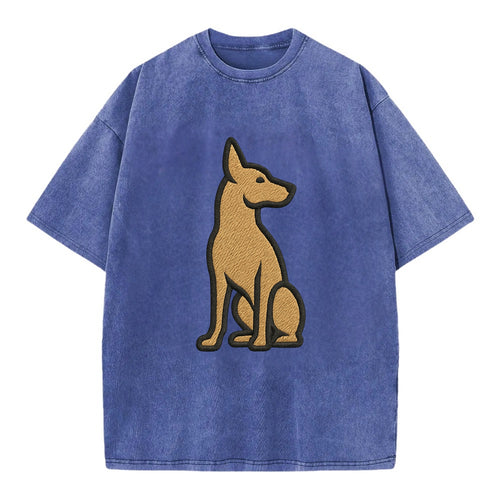 Pharaoh Hound - Tan colored sitting pose Vintage T-shirt