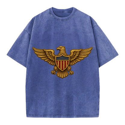 Pilot Wings  - Vintage T-shirt - Blue
