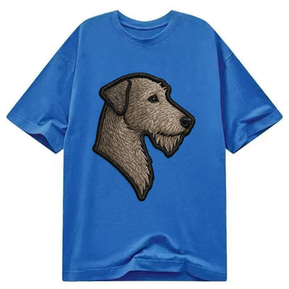 Irish Wolfhound - Modern gentle giant lo - Classic T-shirt - Blue