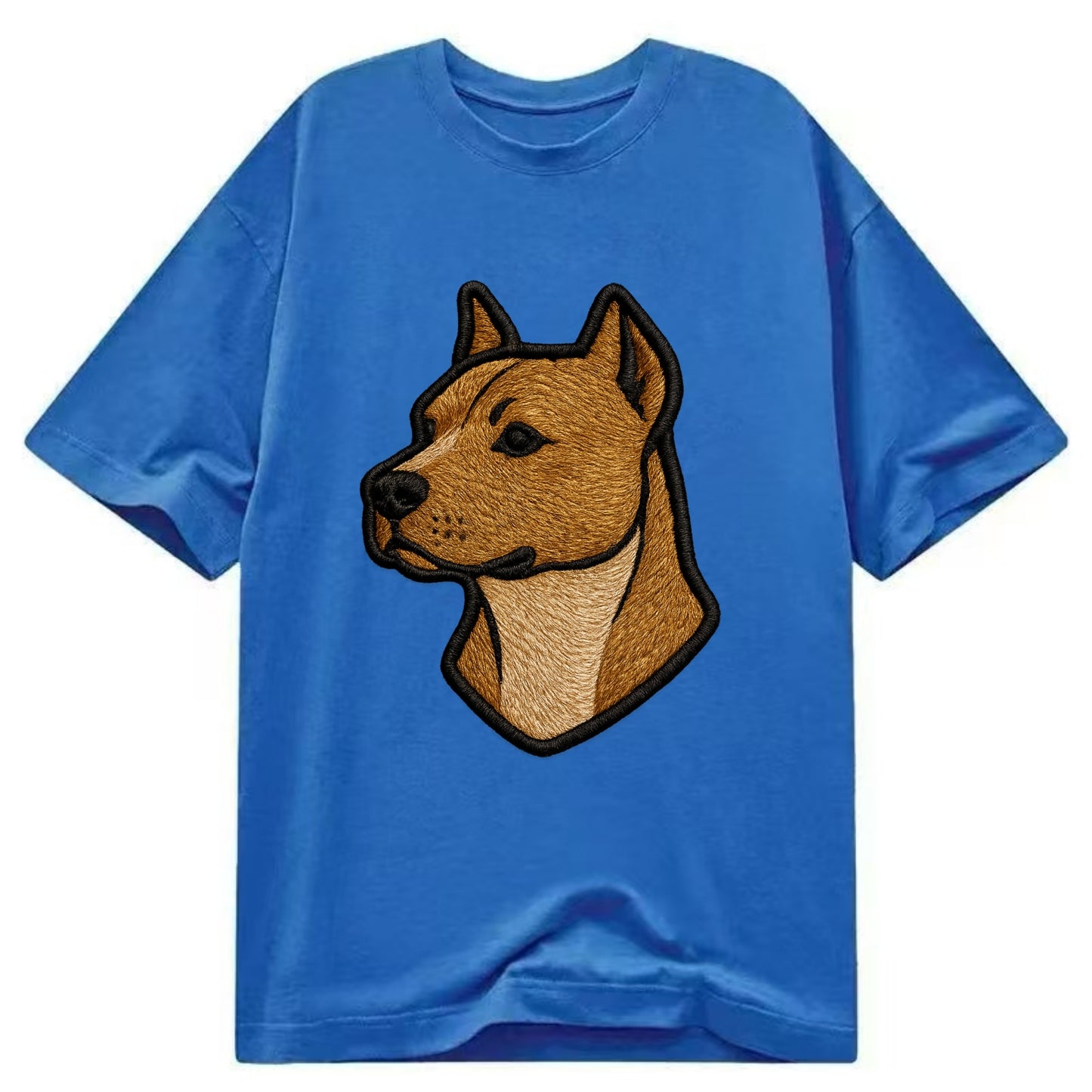 American Staffordshire Terrier - Modern - Classic T-shirt - Blue