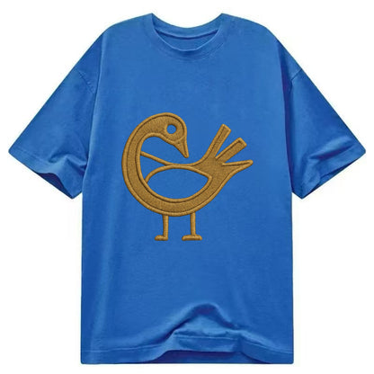 Adinkra Sankofa  - Classic T-shirt - Blue
