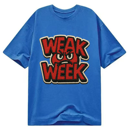 WEAK;WEEK WARRIOR Monday Blue Cap - Classic T-shirt - Blue