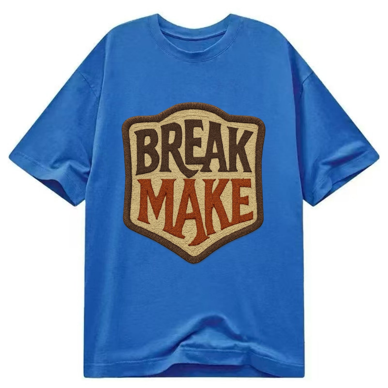 BREAK;MAKE THE RULES Rebel Red Snapback - Classic T-shirt - Blue