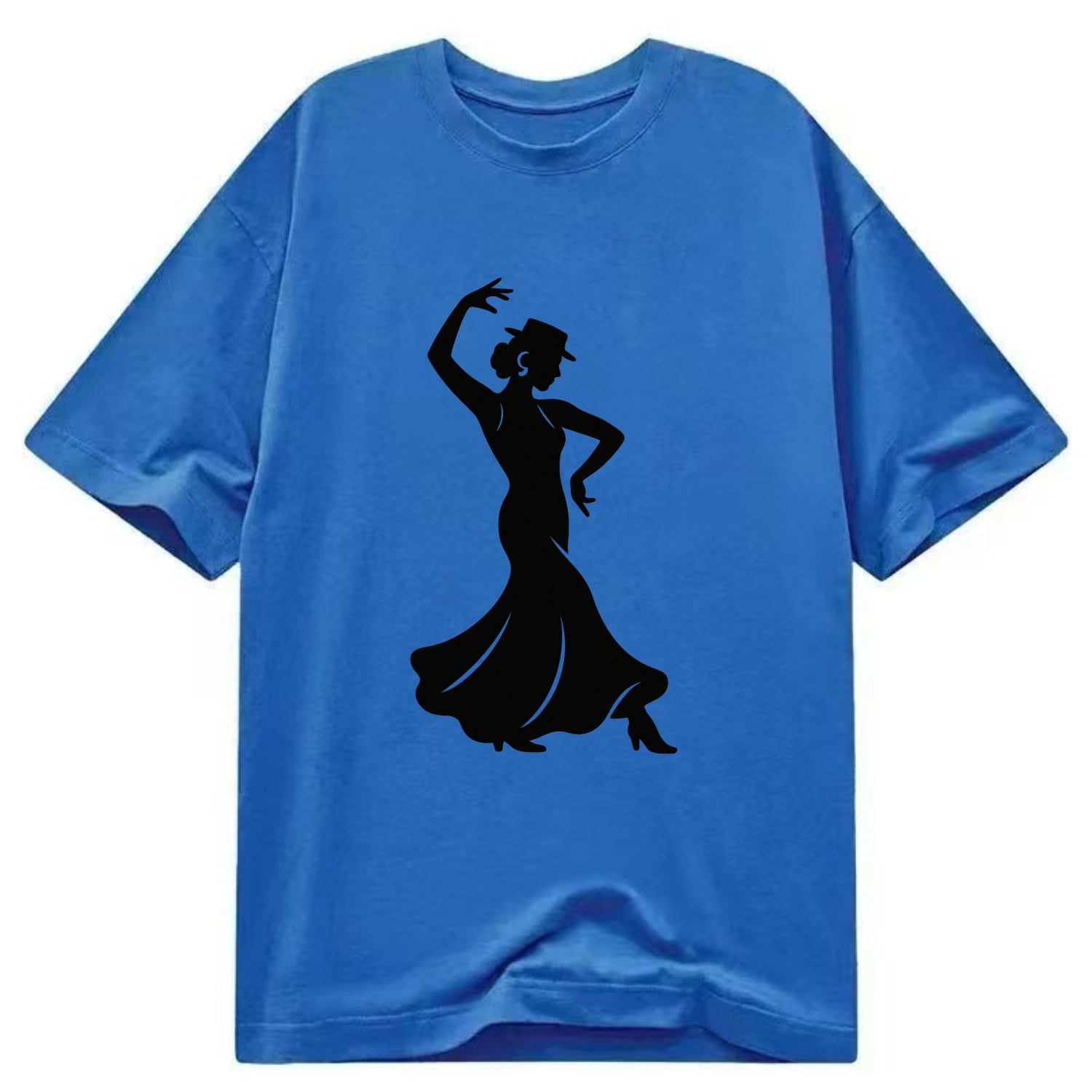 Flamenco dancer passionate stance - Classic T-shirt - Blue