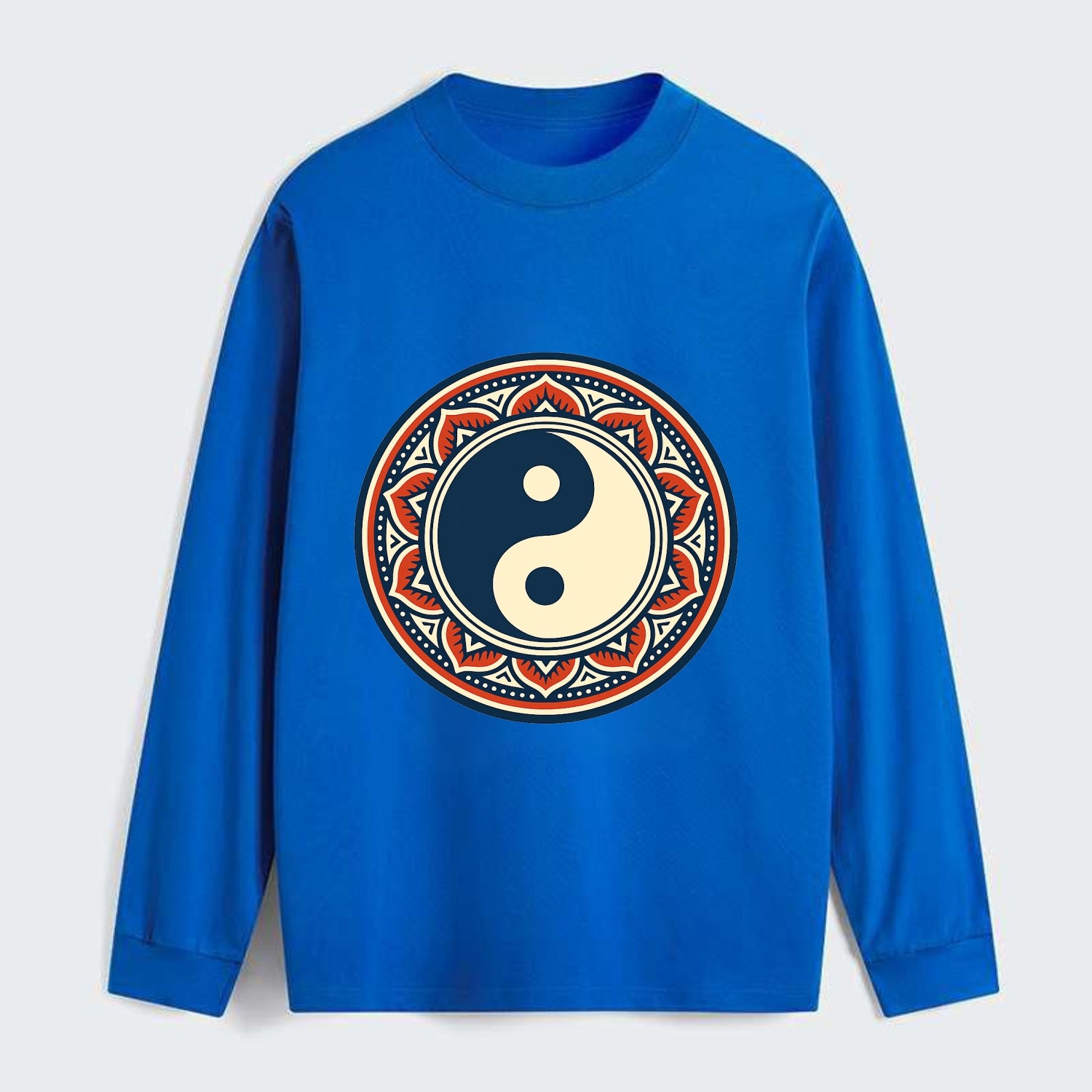 Harmony of Balance - Classic Long Sleeve Shirt - Blue