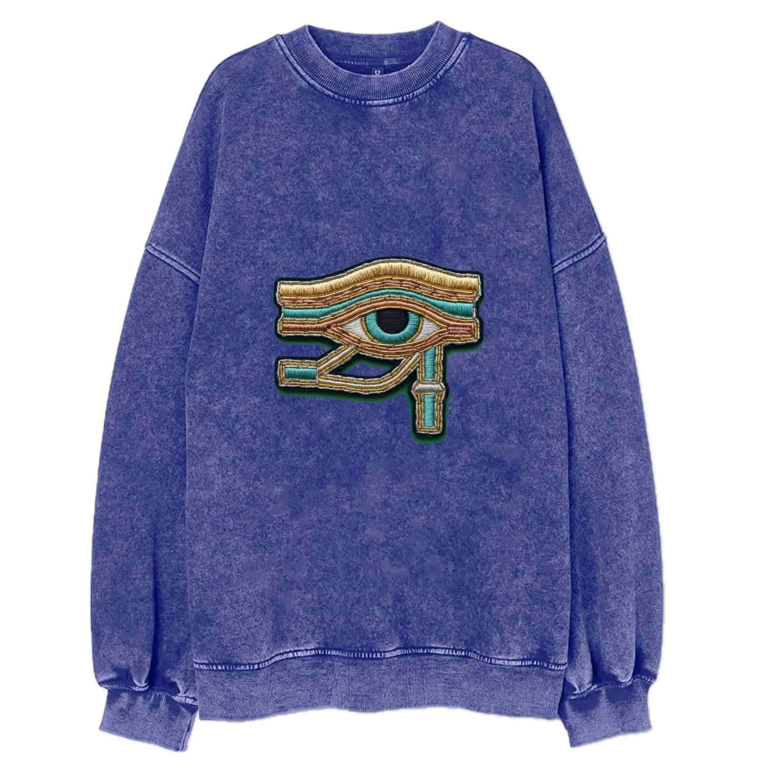 Eye of Horus - Vintage Sweatshirt - Blue