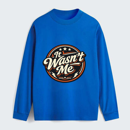 Unapologetic Rebel Emblem - Classic Long Sleeve Shirt - Blue