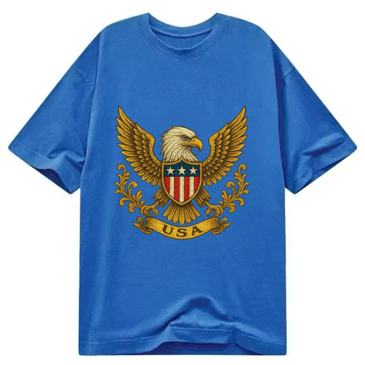 Usa Heritage Eagle Baseball Cap 2 - Classic T-shirt - Blue
