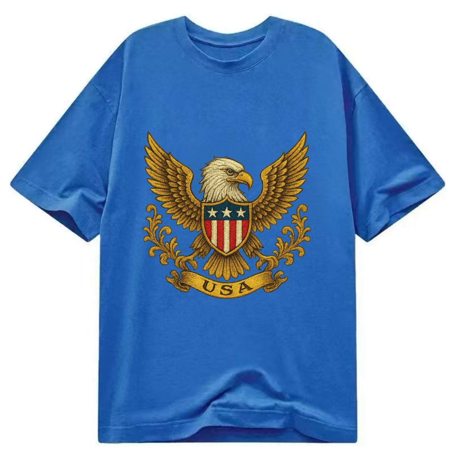 Usa Heritage Eagle Baseball Cap 2 - Classic T-shirt - Blue
