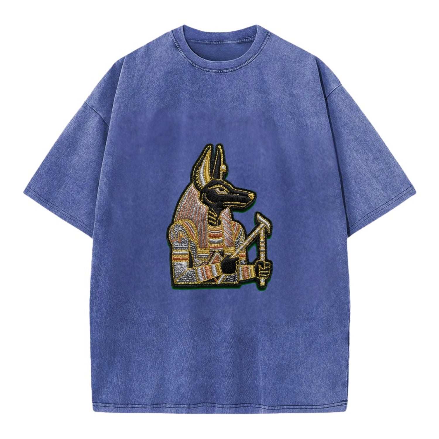 Anubis - Vintage T-shirt - Blue