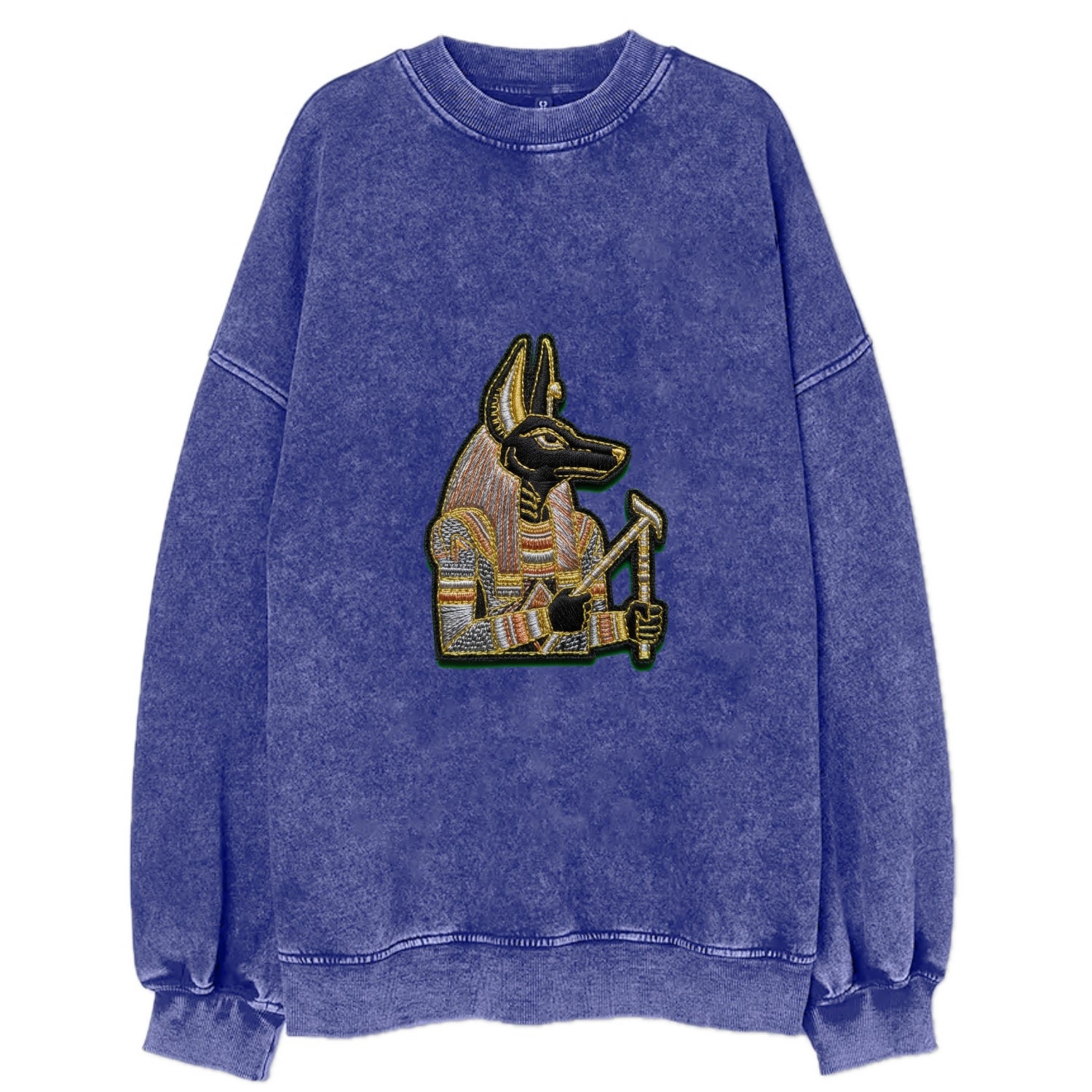 Anubis - Vintage Sweatshirt - Blue