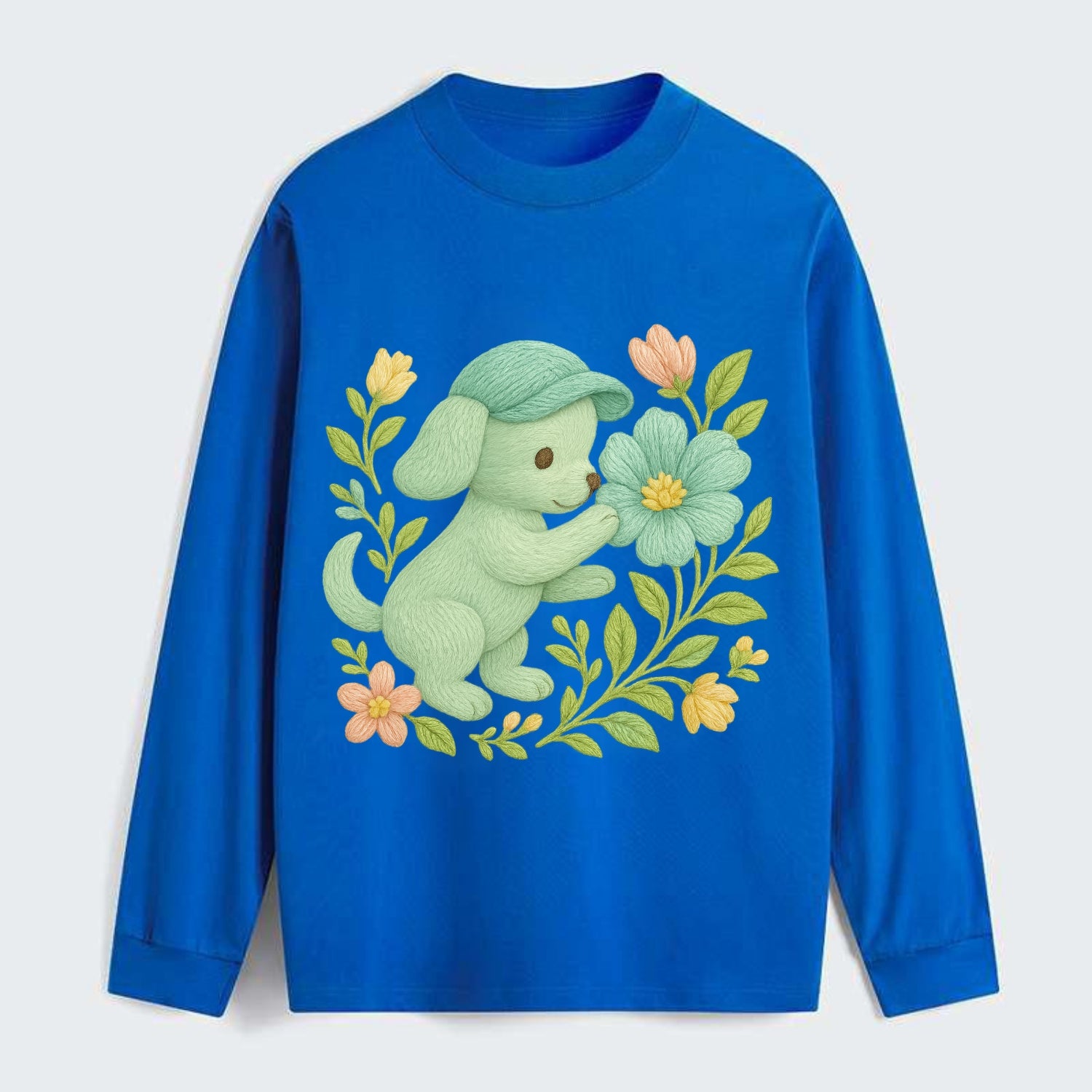 Mint Puppy - Classic Long Sleeve Shirt - Blue