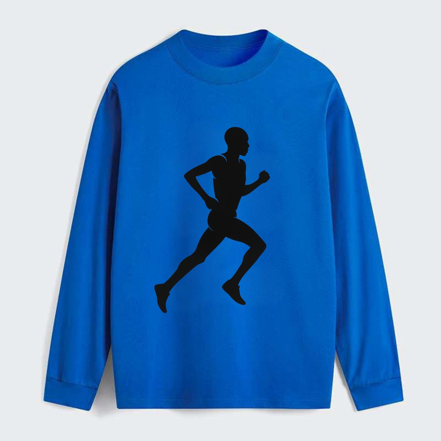 Kenyan distance runner stride - Classic Long Sleeve Shirt - Blue