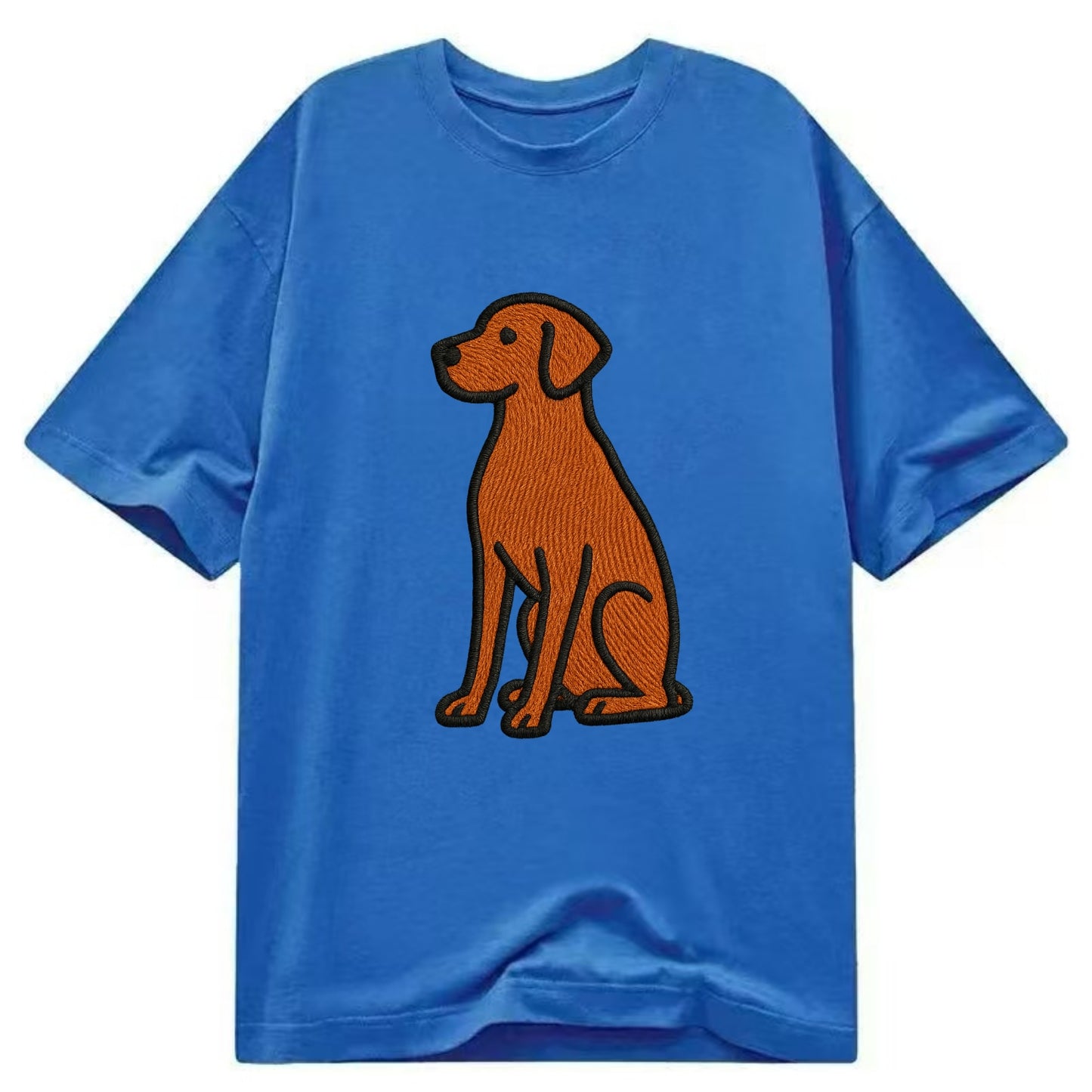 Vizsla - Rust colored sitting pose - Cla Classic T-shirt - Blue