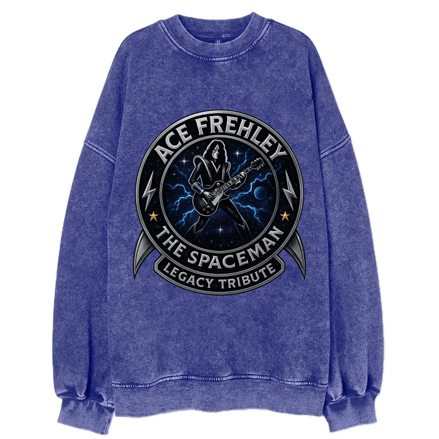 Ace Legacy Seal - Vintage Sweatshirt - Blue