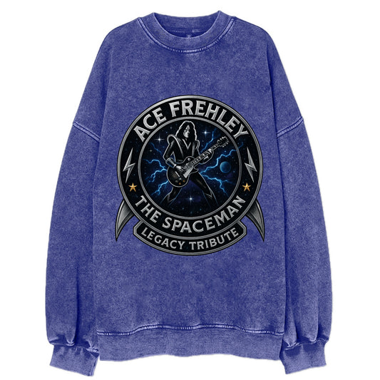 Ace Legacy Seal - Vintage Sweatshirt - Blue