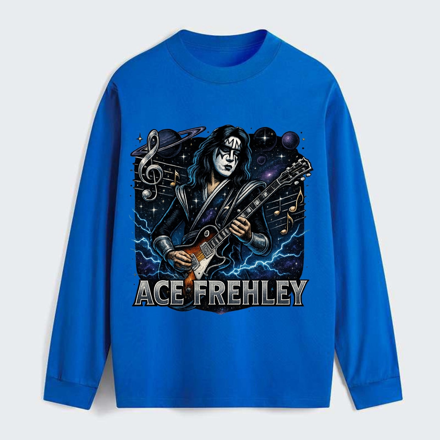 Ace Musical Cosmos - Classic Long Sleeve Shirt - Blue