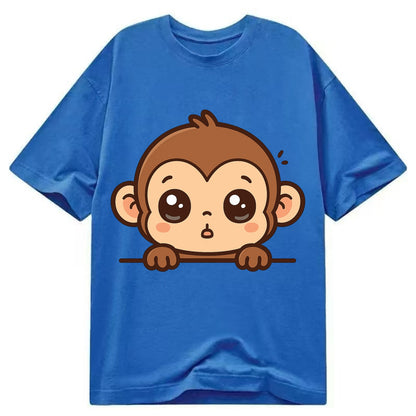 Baby Monkey  - Classic T-shirt - Blue