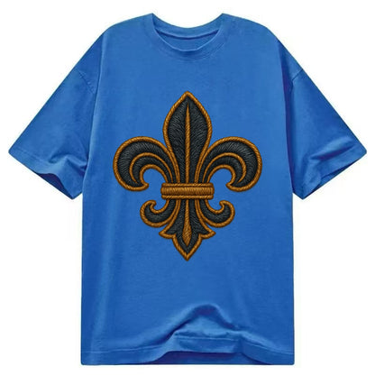 Fleur de Lis  - Classic T-shirt - Blue