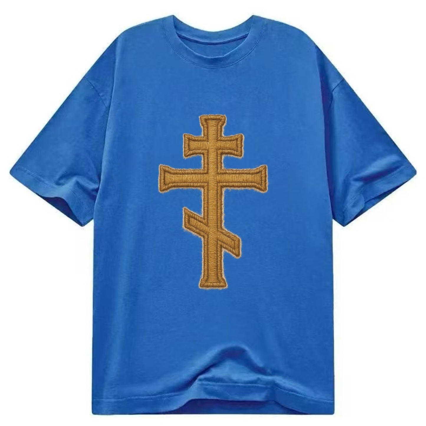 Orthodox Cross  - Classic T-shirt - Blue