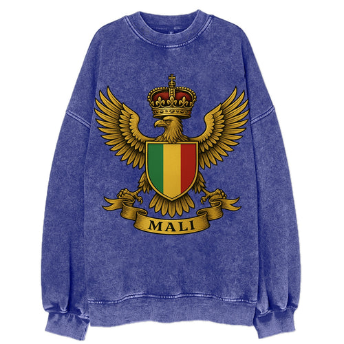 Mali Royal Logo  - Vintage Sweatshirt