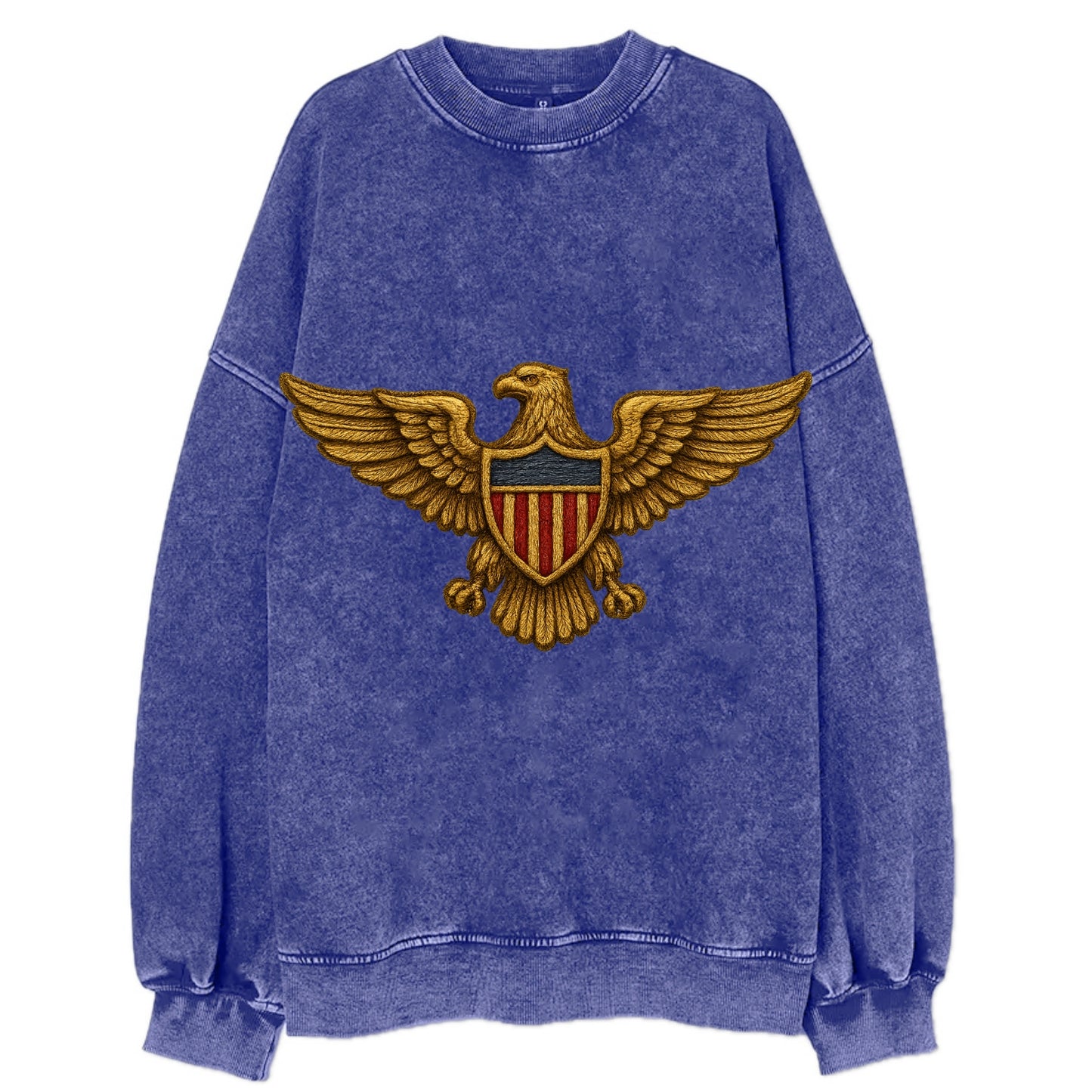 Pilot Wings  - Vintage Sweatshirt - Blue