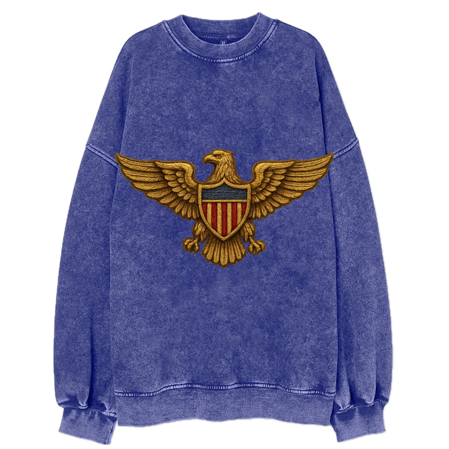 Pilot Wings  - Vintage Sweatshirt - Blue