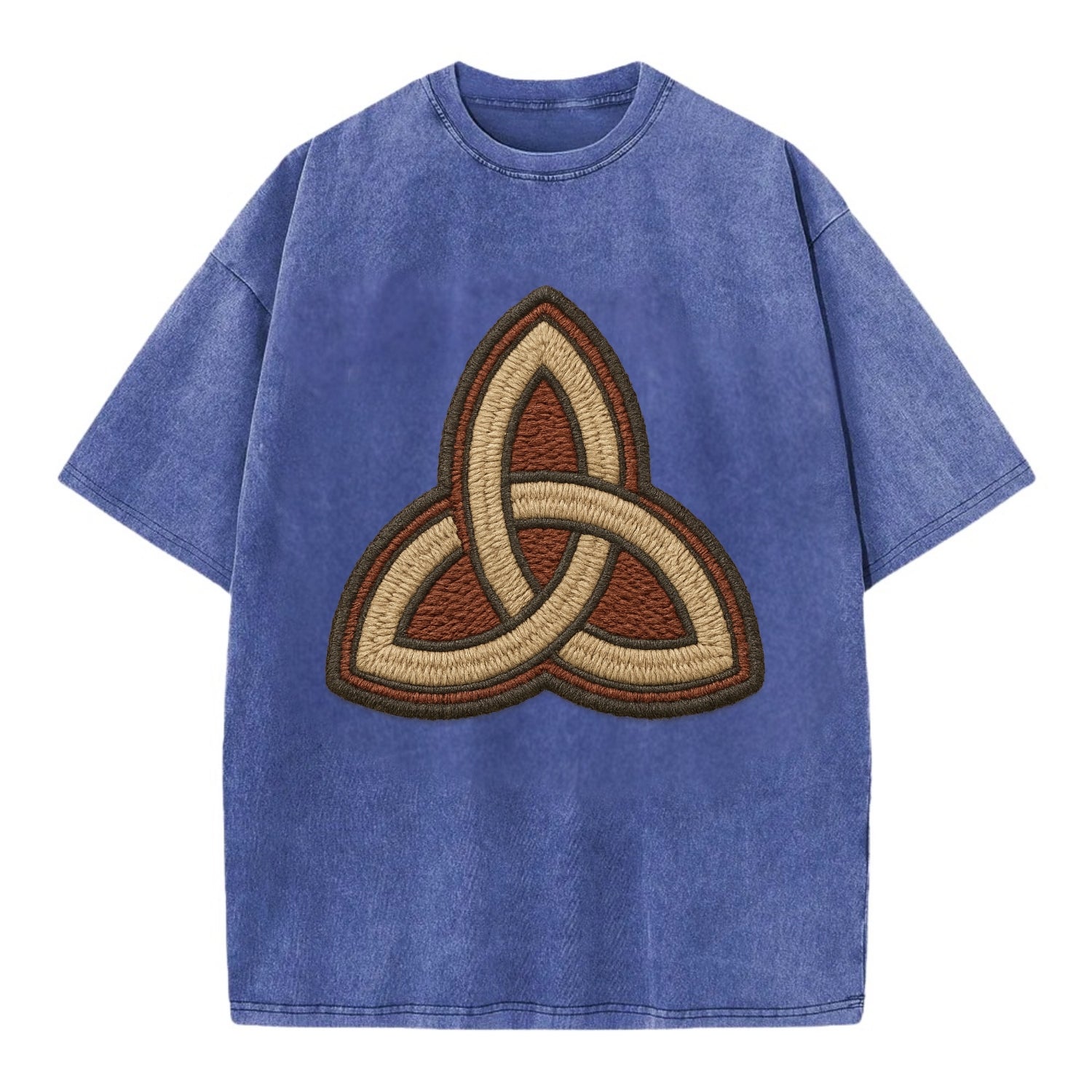 Trinity Knot  - Vintage T-shirt - Blue