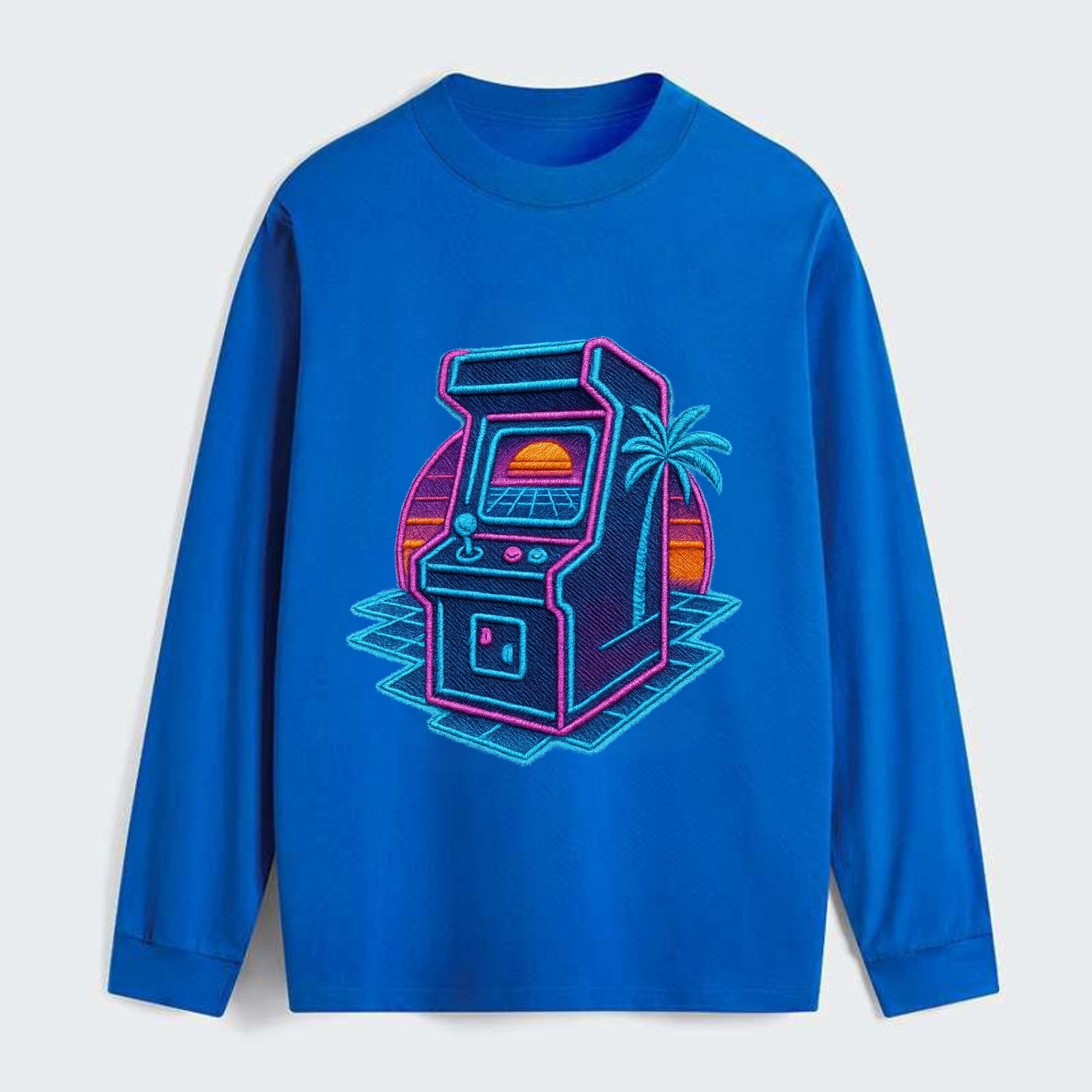 Arcade Machine - Classic Long Sleeve Shirt - Blue