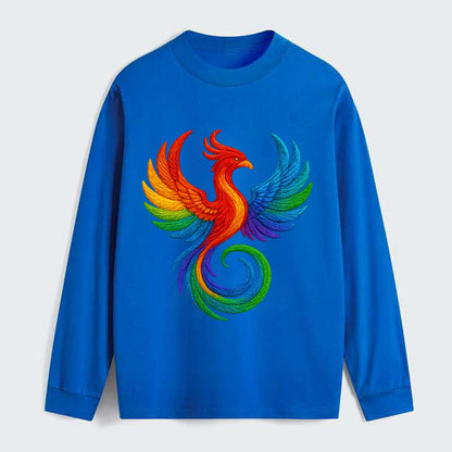 Phoenix Rising  - Classic Long Sleeve Shirt - Blue