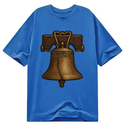 Liberty Bell  - Classic T-shirt - Blue