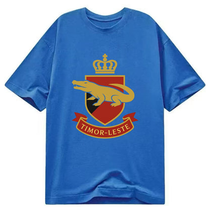Timor-Leste Royal Logo  - Classic T-shirt - Blue