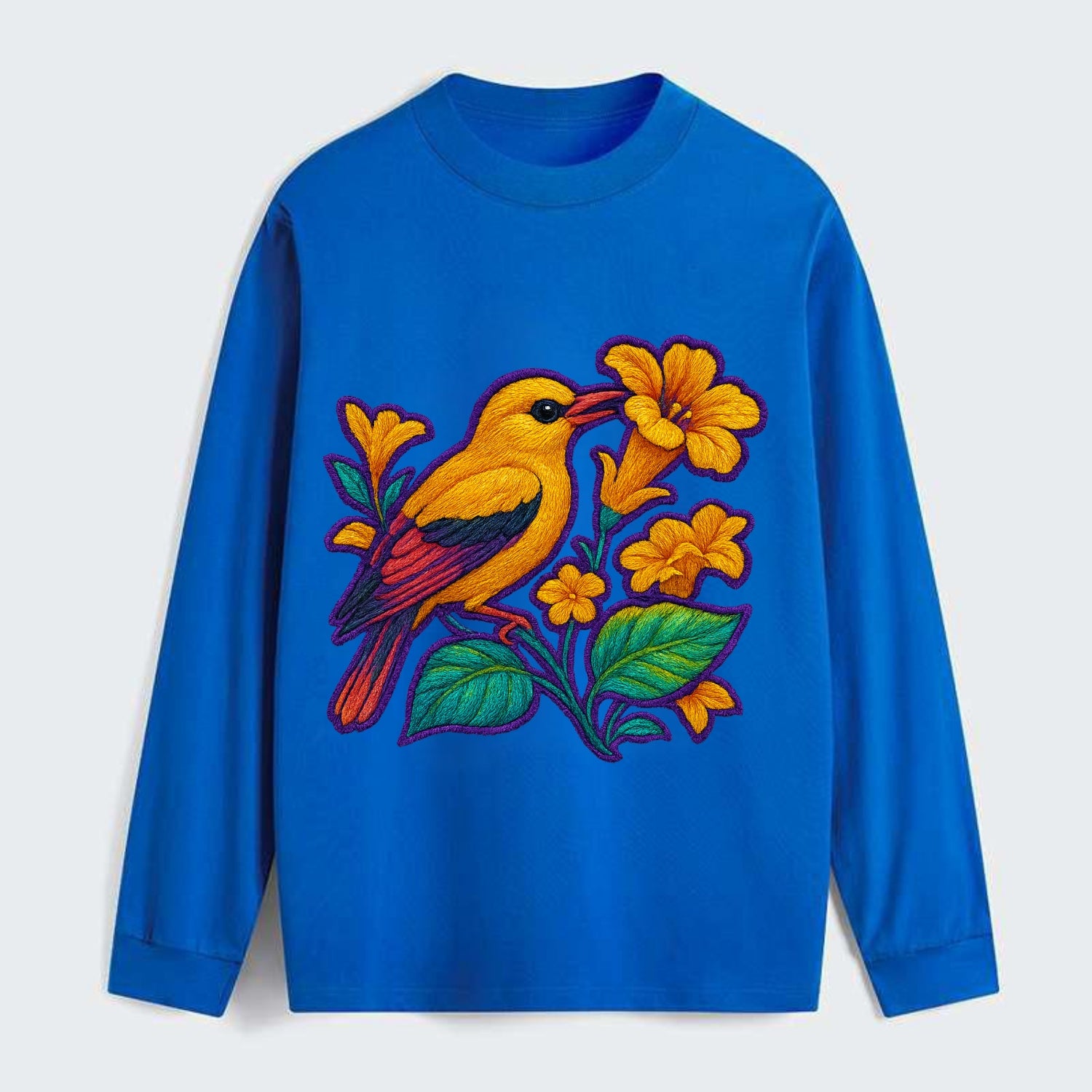 Golden Oriole - Classic Long Sleeve Shirt - Blue