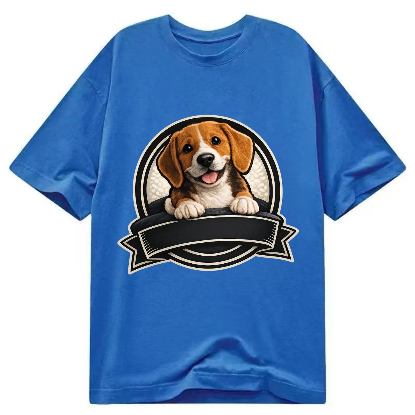Paws Up Beagle - Classic T-shirt - Blue