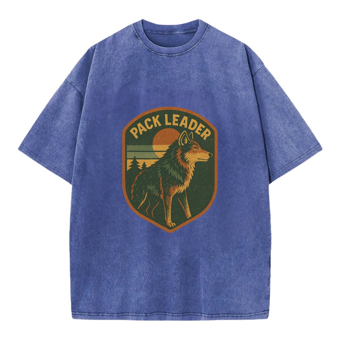Pack Leader  - Vintage T-shirt - Blue