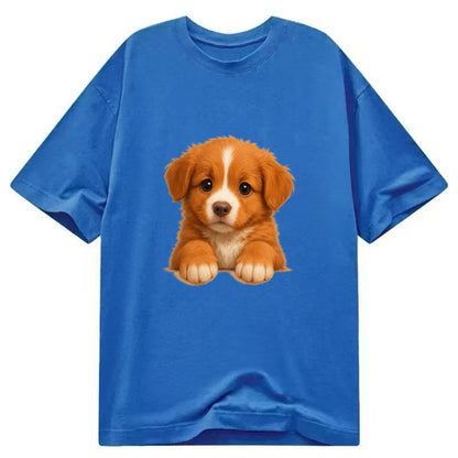 Nova Scotia Duck Tolling Retriever  - Cl - Classic T-shirt - Blue