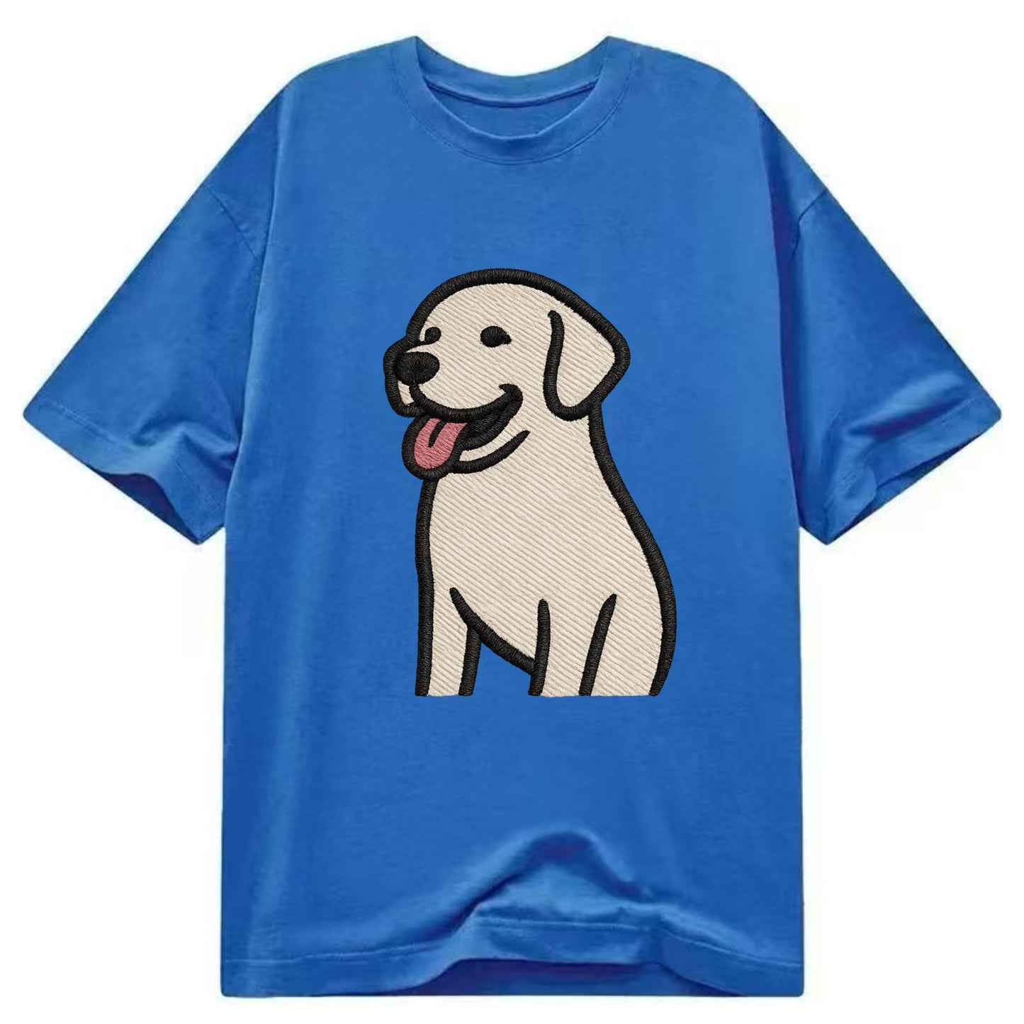 Labrador - Happy panting expression - Cl Classic T-shirt - Blue