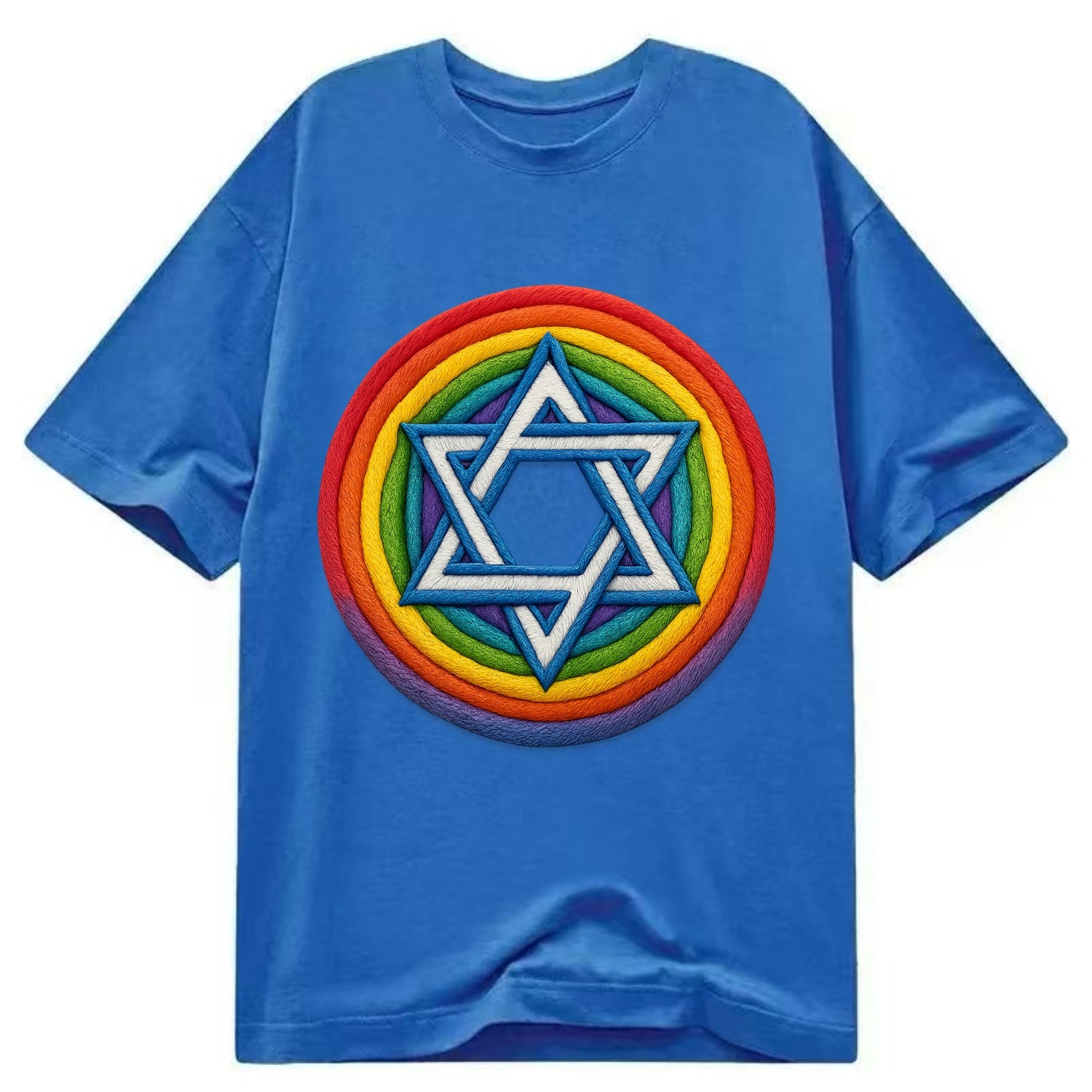 Star of David  - Classic T-shirt - Blue