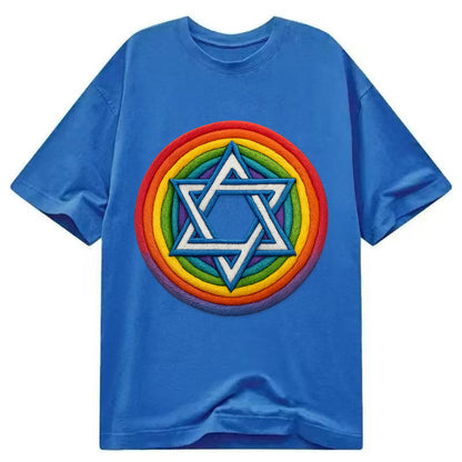 Star of David  - Classic T-shirt - Blue